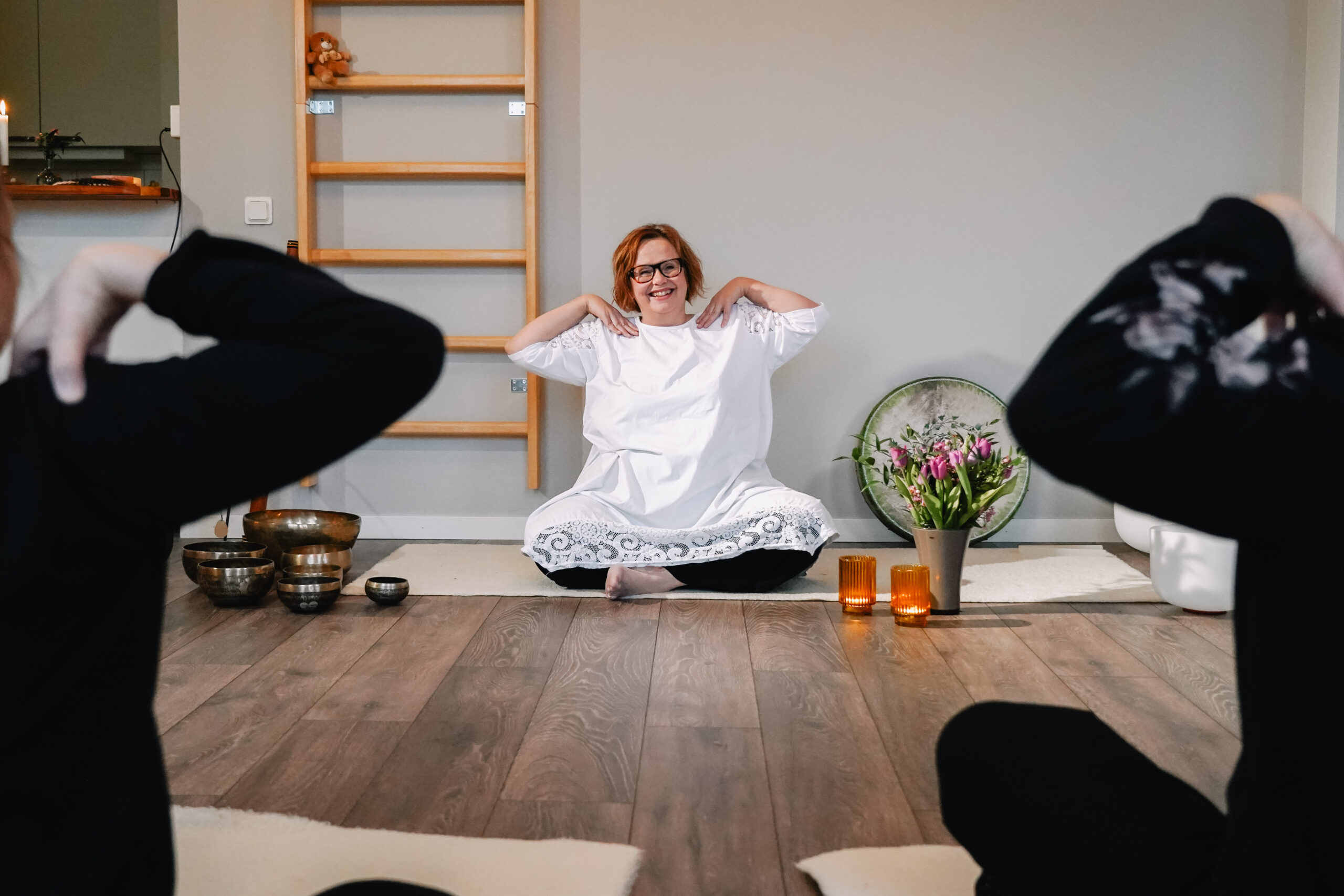 Yoga hos OnLife Yoga & Hälsostudio i Järfälla.