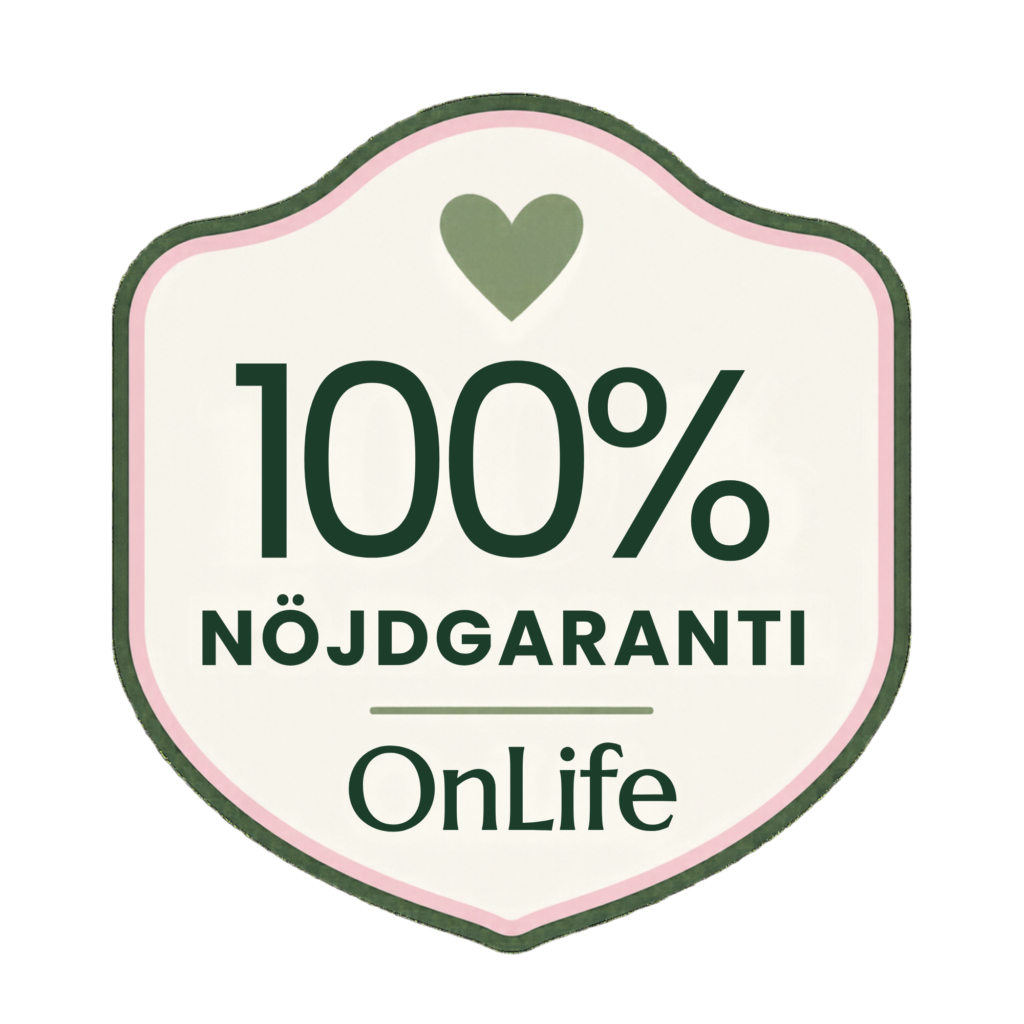 OnLifes 100 % nöjdgaranti